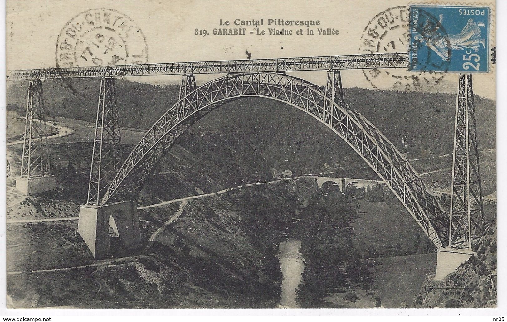 CPA 15 ( Cantal ) - GARABIT - Le Viaduc Et La Vallée - Altri & Non Classificati