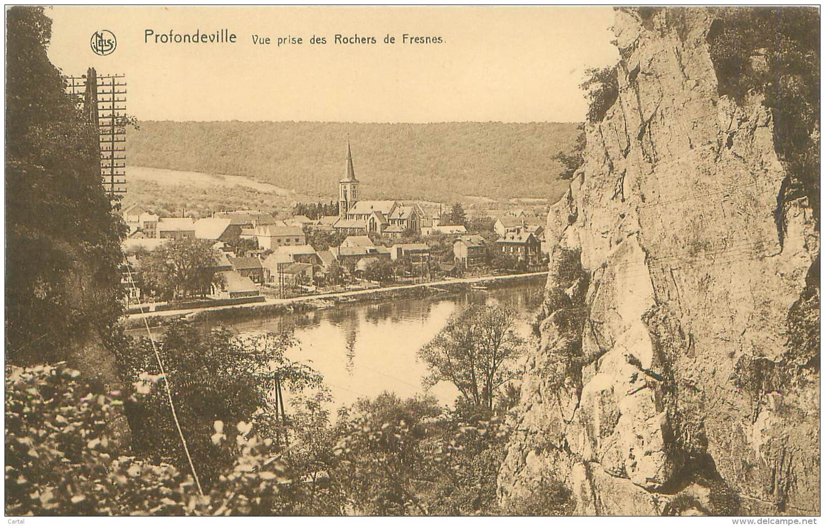 PROFONDEVILLE - Vue Prise Des Rochers De Fresnes - Profondeville