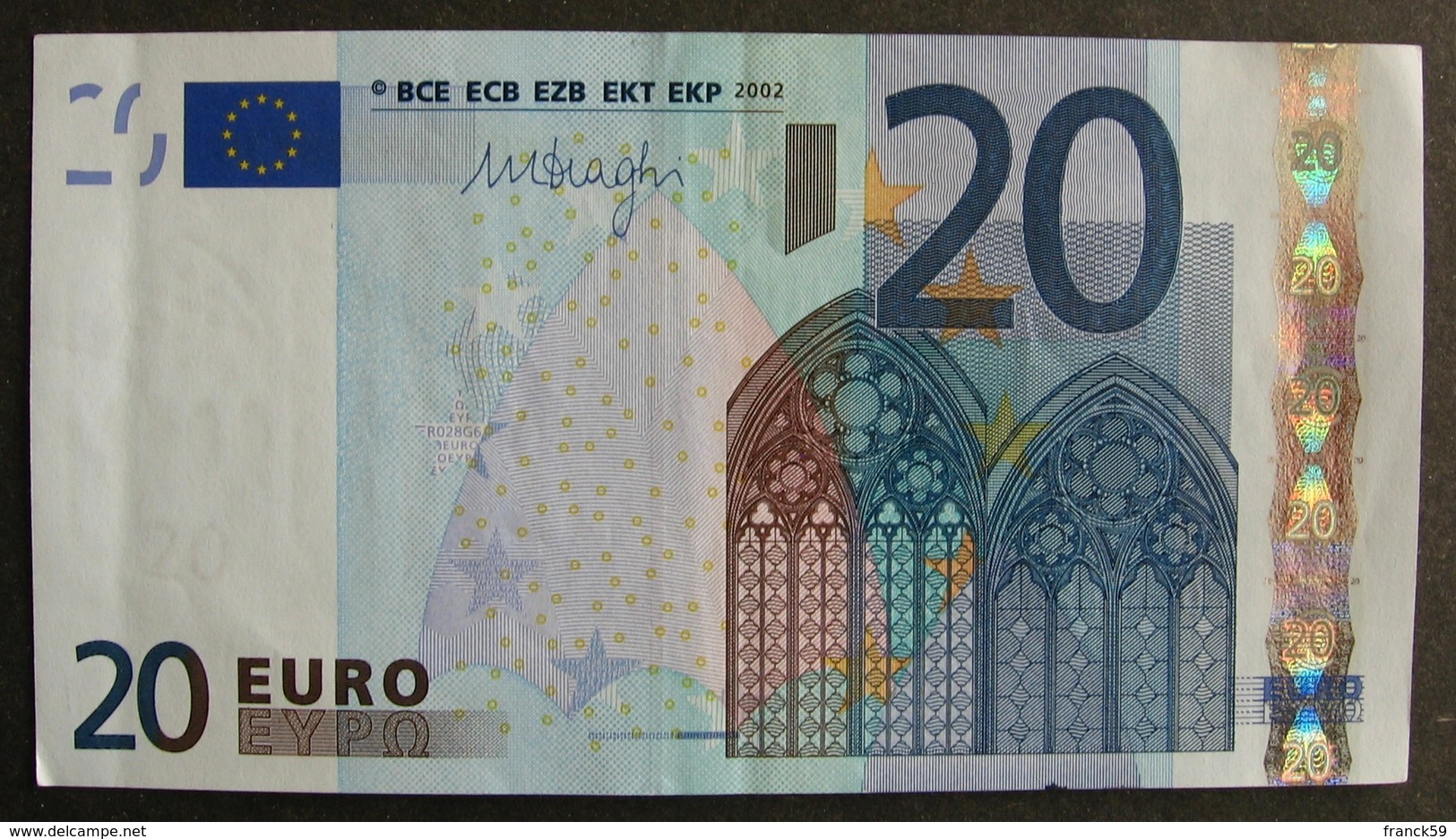 20 Euro Slovaquie "E" 2002 Draghi R028G6 Circulée Mais TTB /  Used But Perfect - 20 Euro