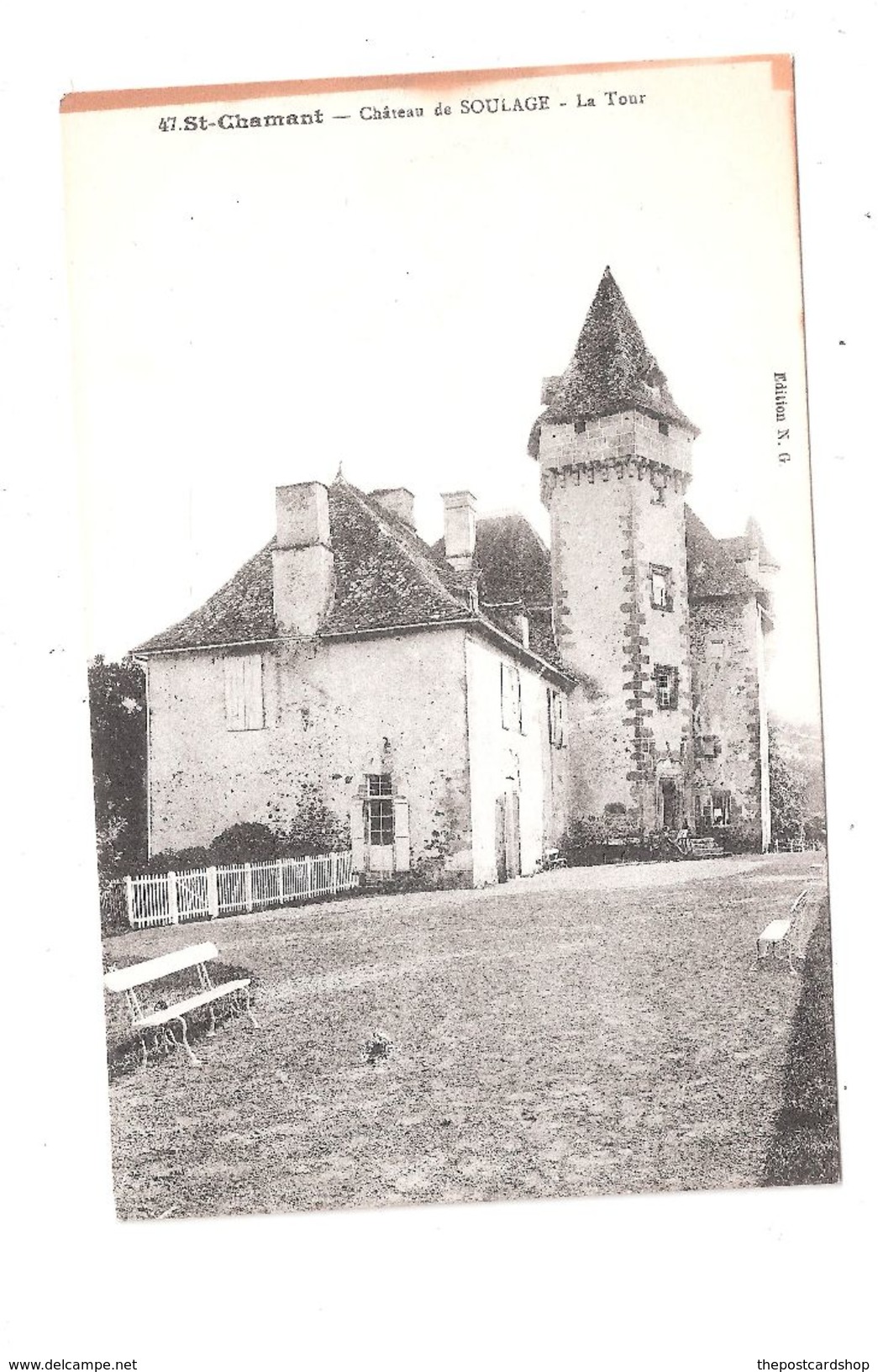 CPA 19 St-Chamant Chateau De Soulage Achatez Immédiat - Sonstige & Ohne Zuordnung