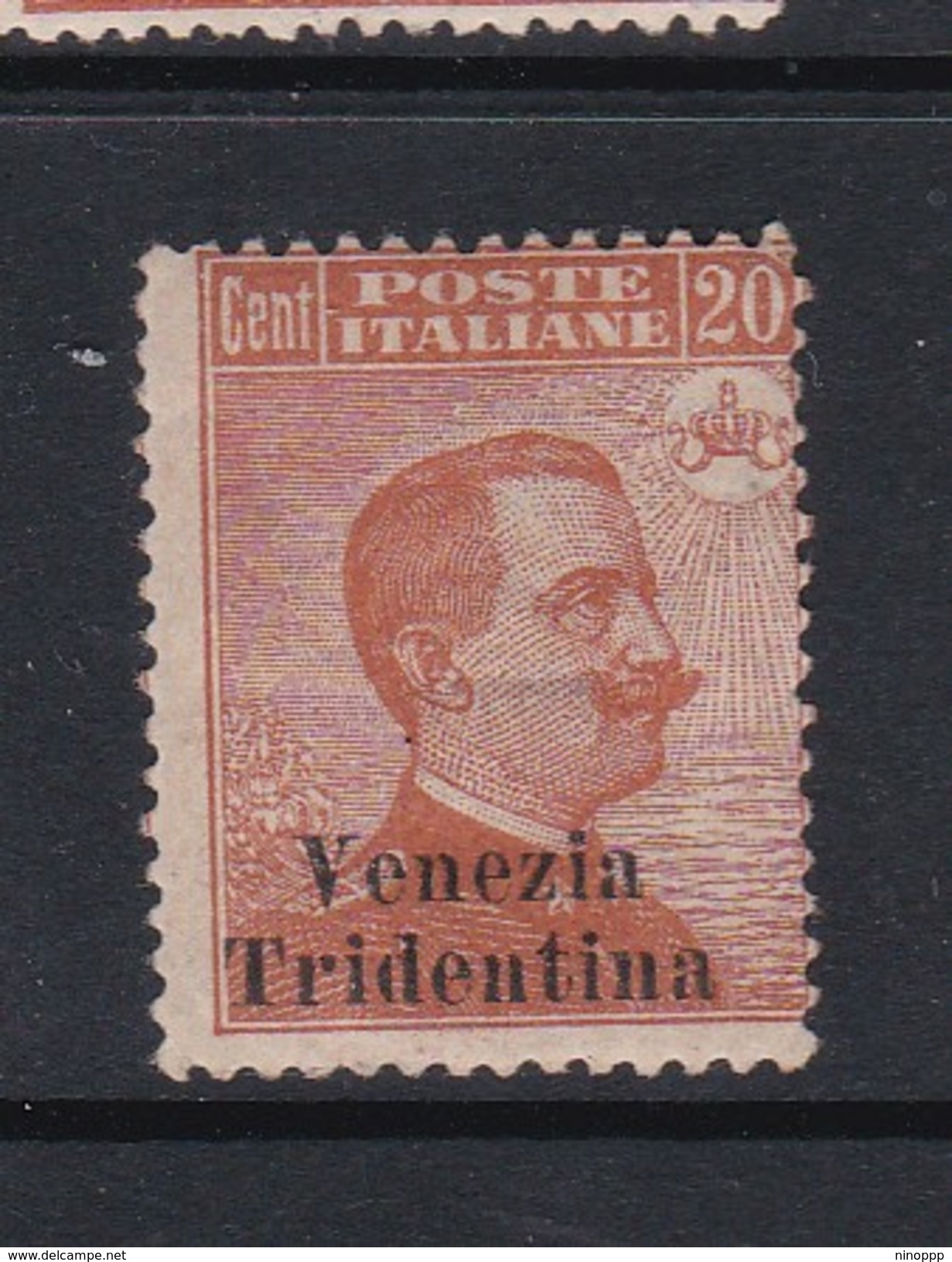 Venezia Giulia N56 1918 Italian Stamps Overprinted 20c Brown Orange  Mint Hinged - Austrian Occupation