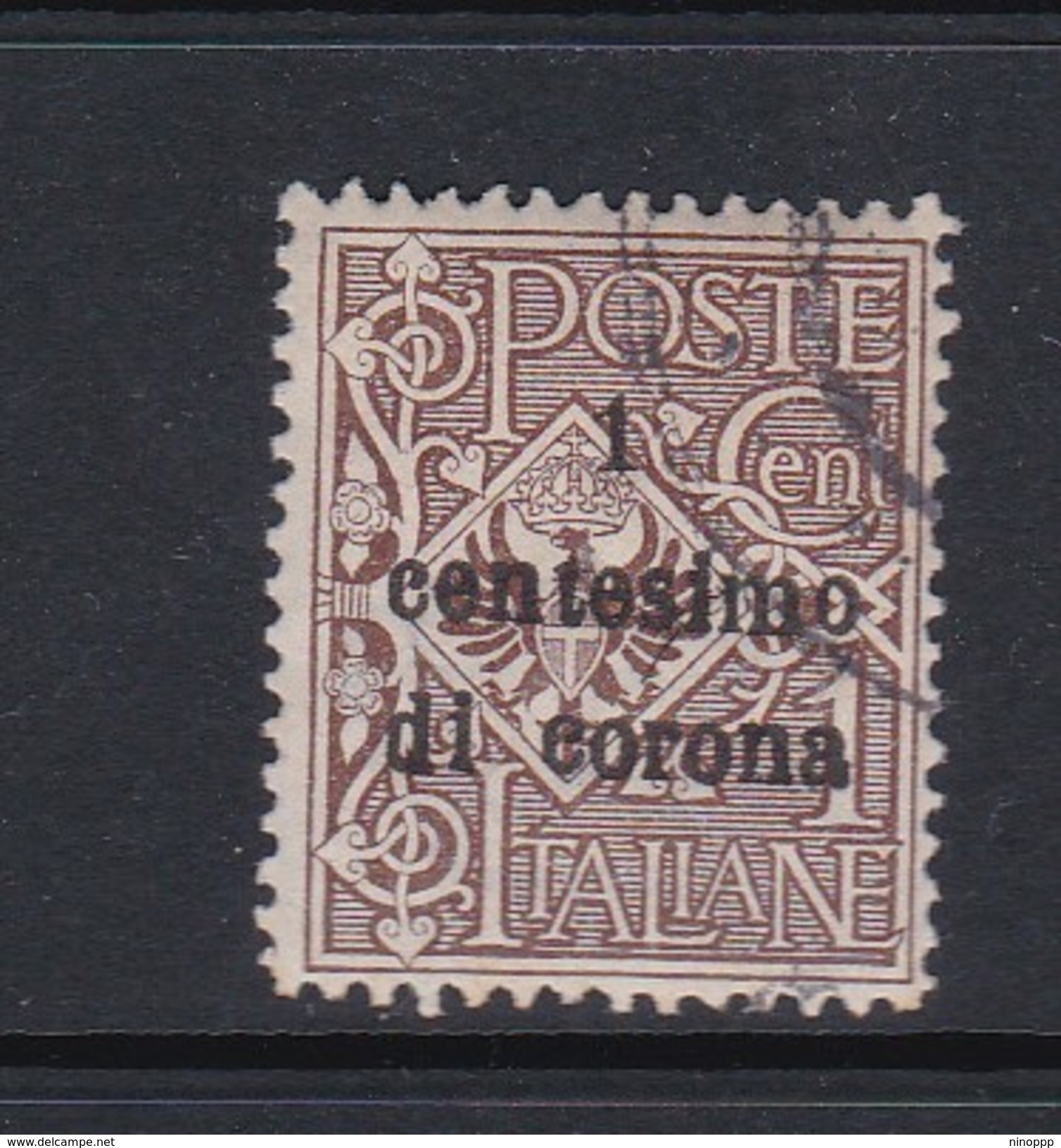 Venezia Giulia N64 1919 Italian Stamps Overprinted 1c On 1c Brown Used - Occupazione Austriaca