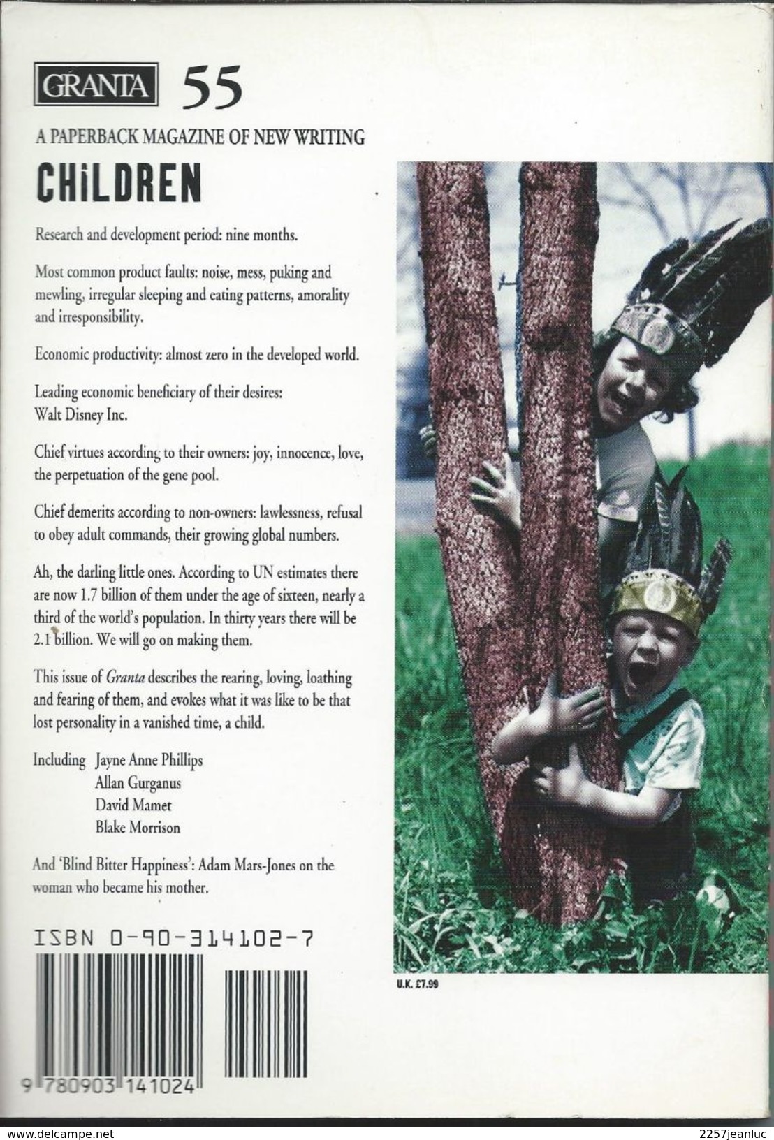 The Magazine Granta 55 - Children Blind Bitter Happiness - Culture