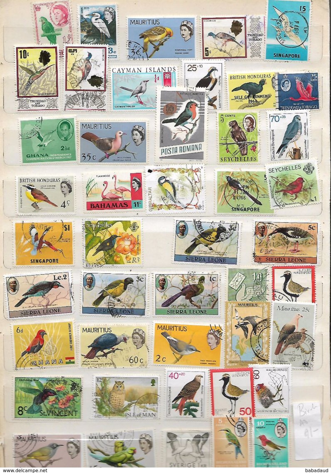 Birds  - Assortment Of Stamps, - Sonstige & Ohne Zuordnung