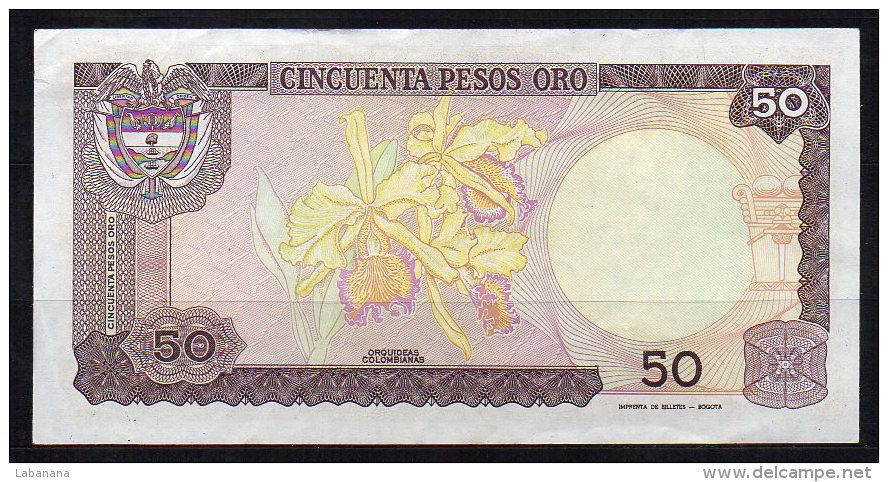 550-Colombie Billet De 50 Pesos Oro 1986 - 238 - Colombie