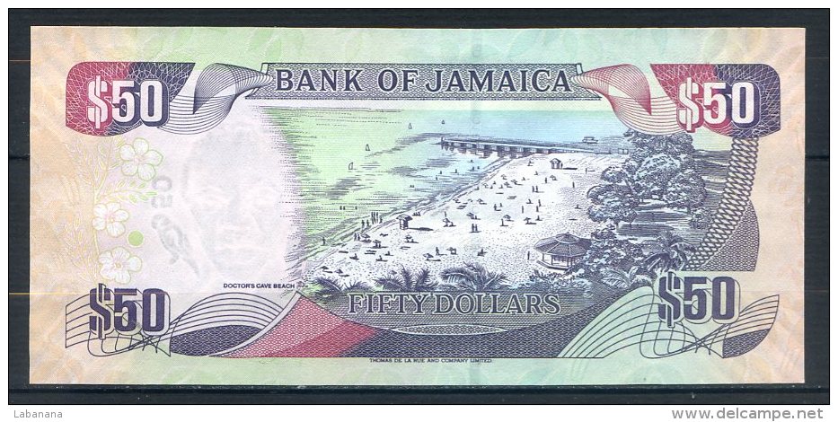 493-Jamaïque Billet De 50 Dollars 2007 LE009 - Jamaique