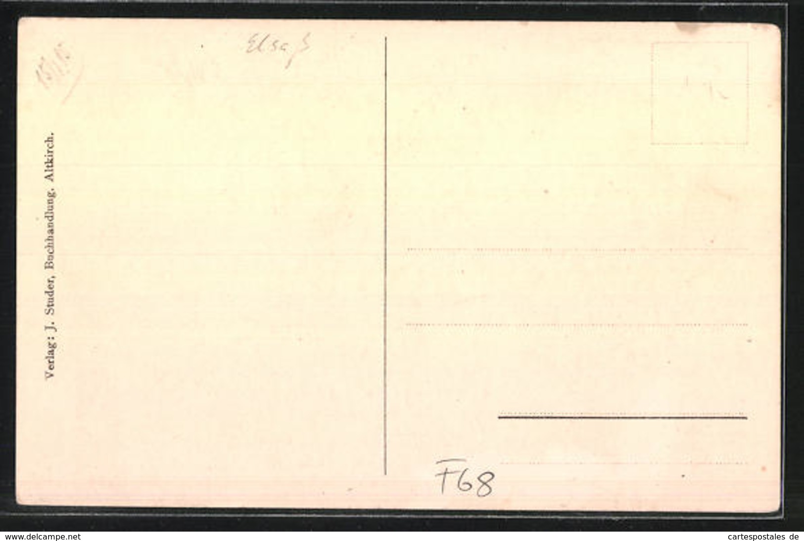 CPA Altkirch, Vue Partielle Avec Schulgasse - Altkirch