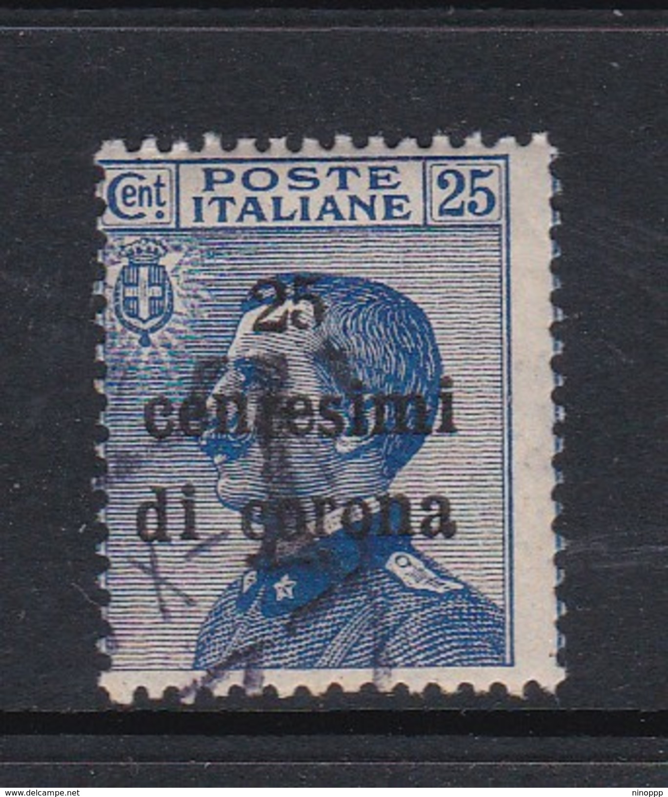 Venezia Giulia N69 1919 Italian Stamps Overprinted 25c On 25c Blue  Used - Austrian Occupation