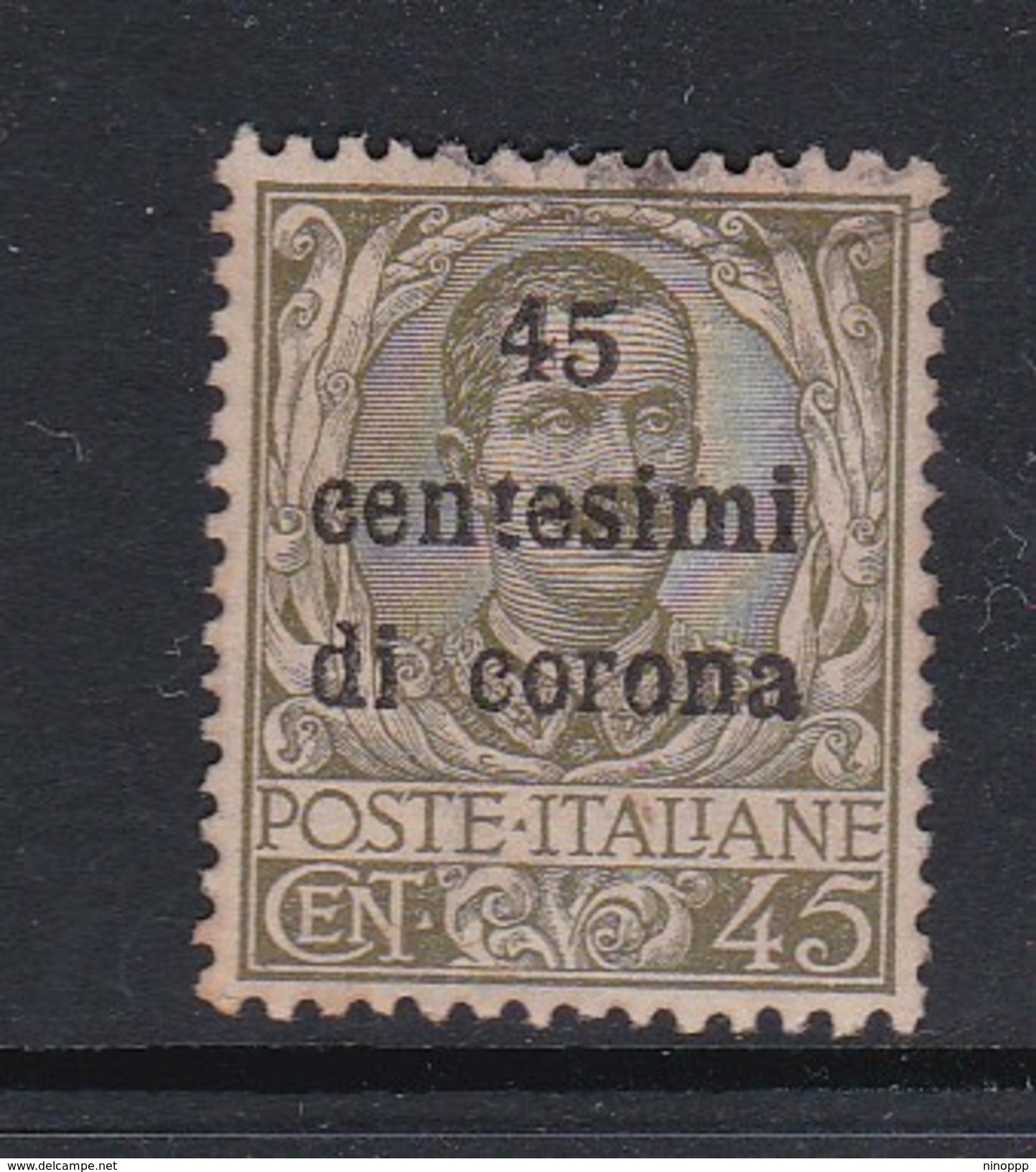 Venezia Giulia N71 1919 Italian Stamps Overprinted 45c On 45c Olive Green  Used - Austrian Occupation