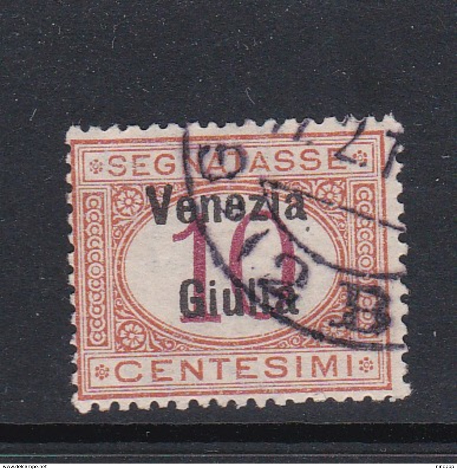 Venezia Giulia NJ2 1918 Italian Stamps Overprinted Postage Due 10c Orange And Carmine Used - Austrian Occupation