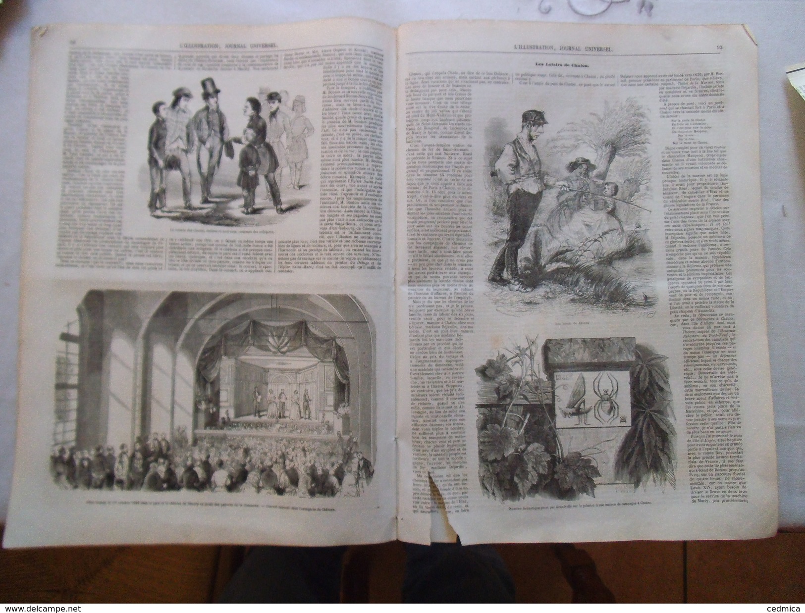 L'ILLUSTRATION JOURNAL UNIVERSEL N°293 7 OCTOBRE 1848 INSURRECTION DE FRANCFORT-FÊTES DE BRUXELLES-LA RENTREE DES CLASSE - Riviste - Ante 1900