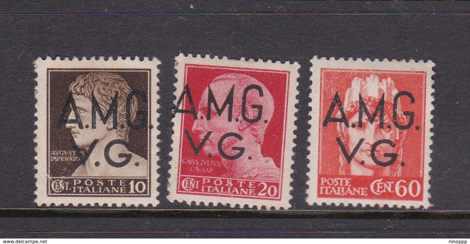 Venezia Giulia And Istria  A.M.G.V.G. 1945 S 8-10 1945 Definitives  Mint Hinged - Mint/hinged