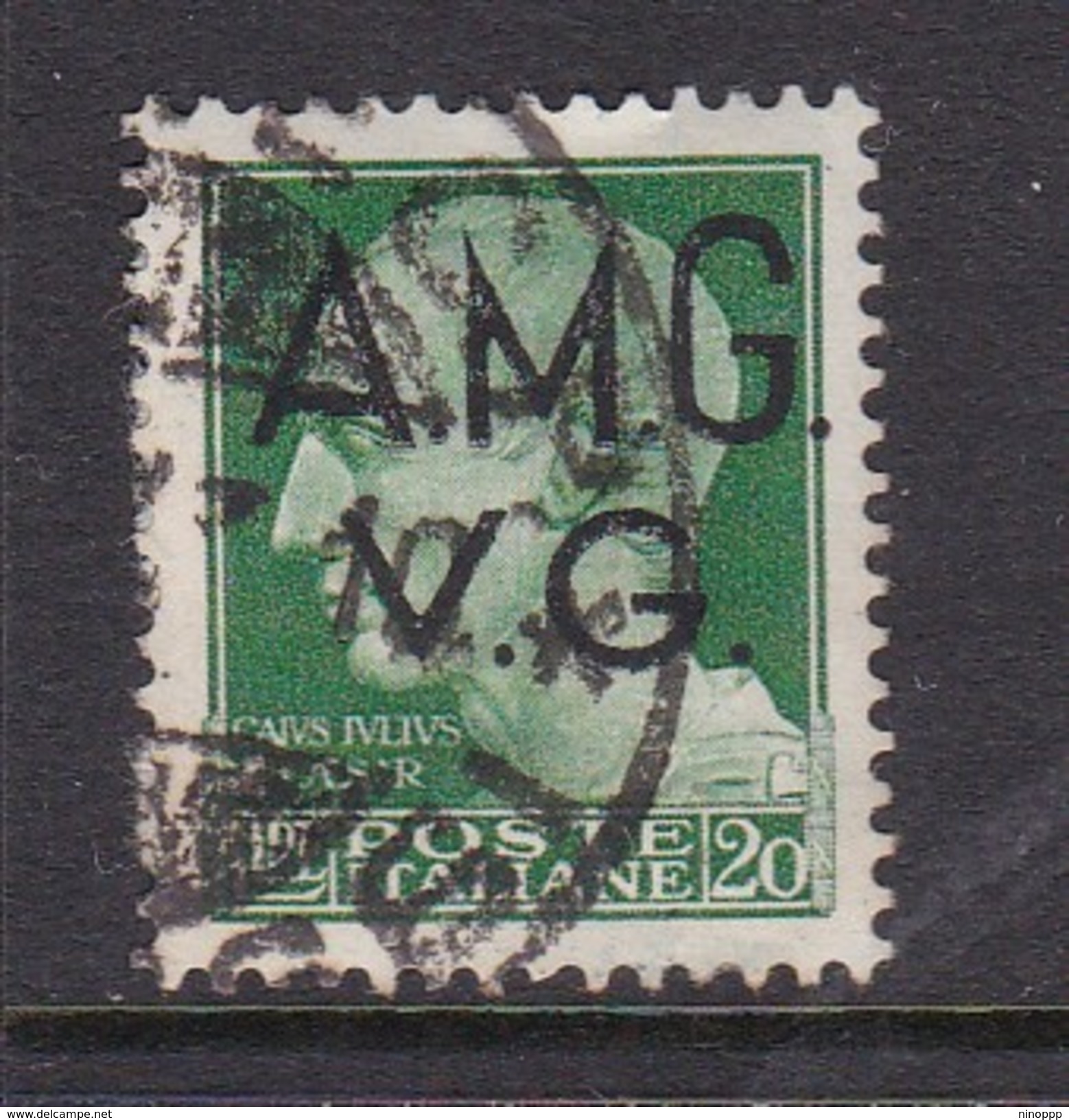 Venezia Giulia And Istria  A.M.G.V.G. 1945-47  S12 20 Kira Yellow Green Used - Usados