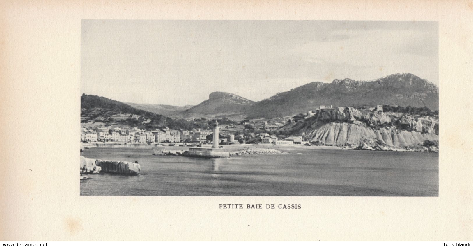 1941 - Héliogravure - Cassis (Bouches-du-Rhône) - La Baie - FRANCO DE PORT - Non Classés