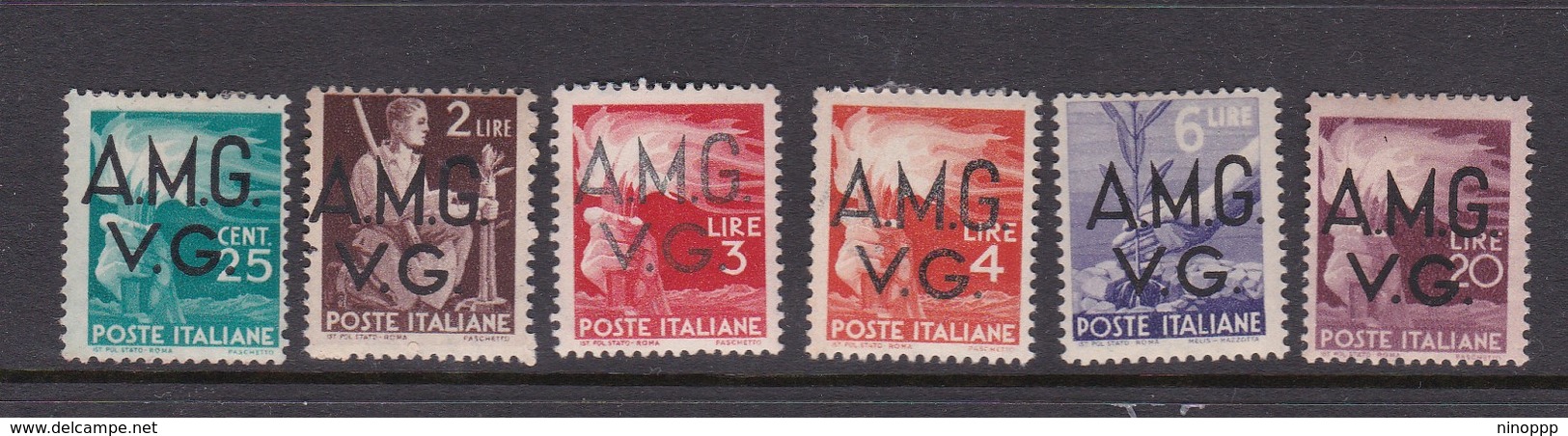 Venezia Giulia And Istria  A.M.G.V.G. S 16-21 1947 Definitives  Mint Hinged - Neufs