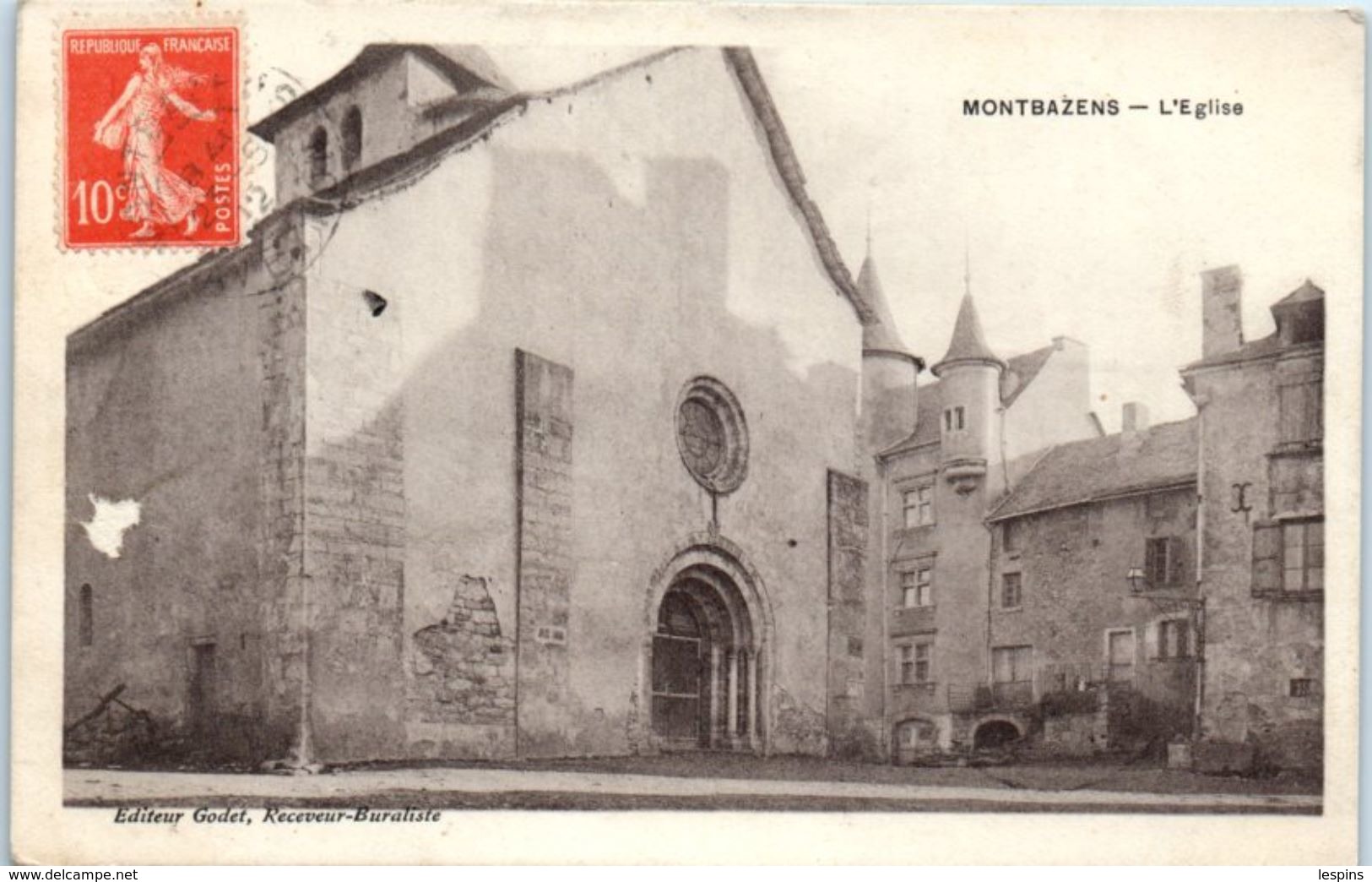 12 - MONTBAZENS --  L'Eglise - Montbazens