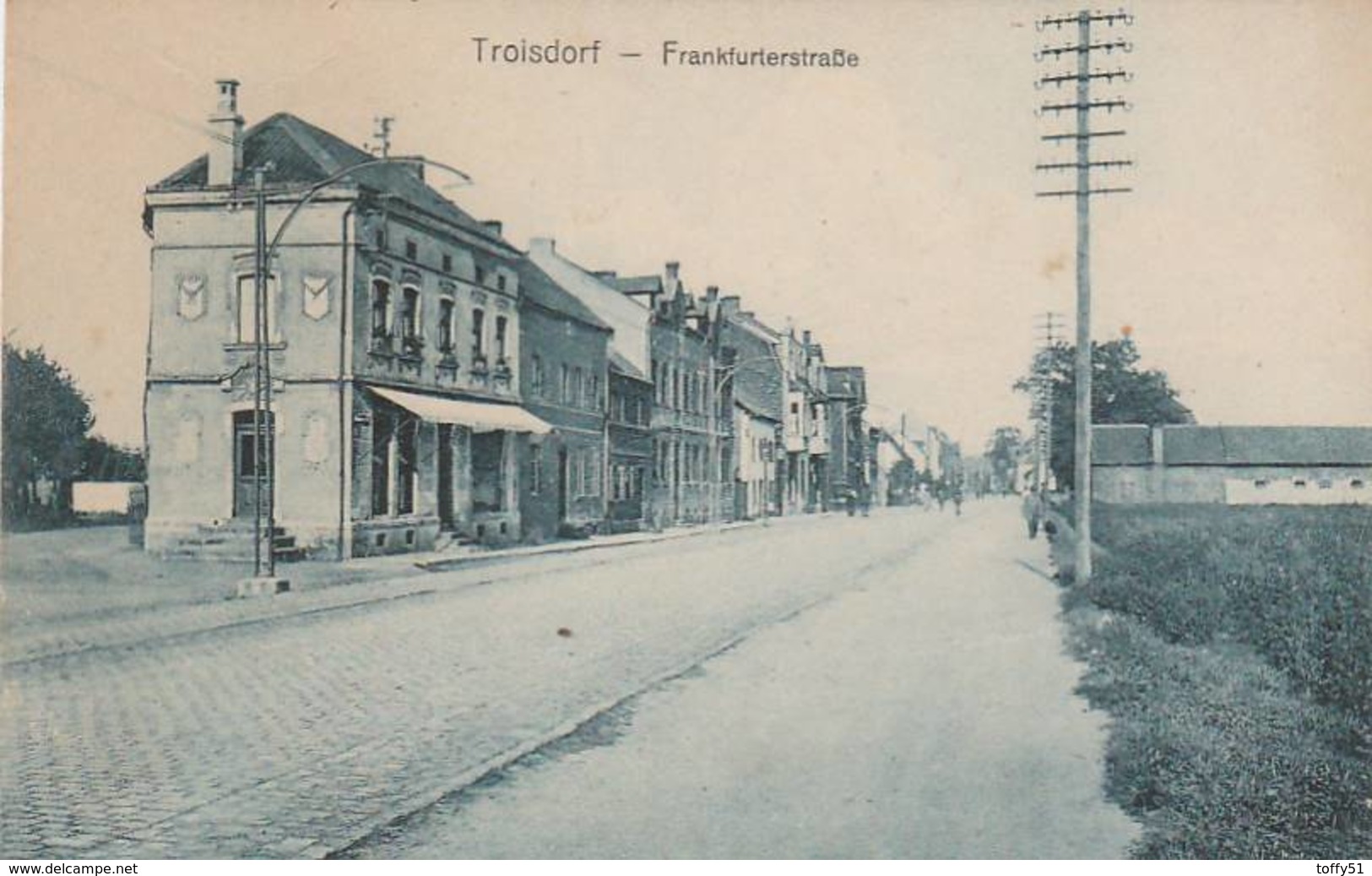 CPA:TROISDORF ALLEMAGNE FRANKFURTERSTRASSE..ÉCRITE - Troisdorf