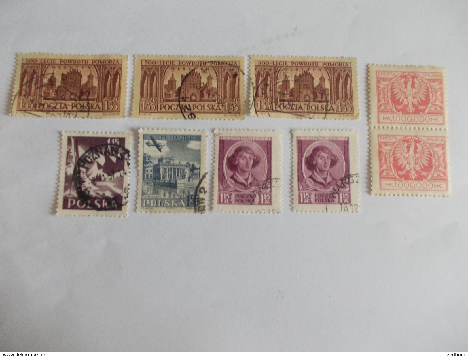 TIMBRE Pologne 285 781 38 860 612 Valeur Mini 3.65 &euro; - Used Stamps