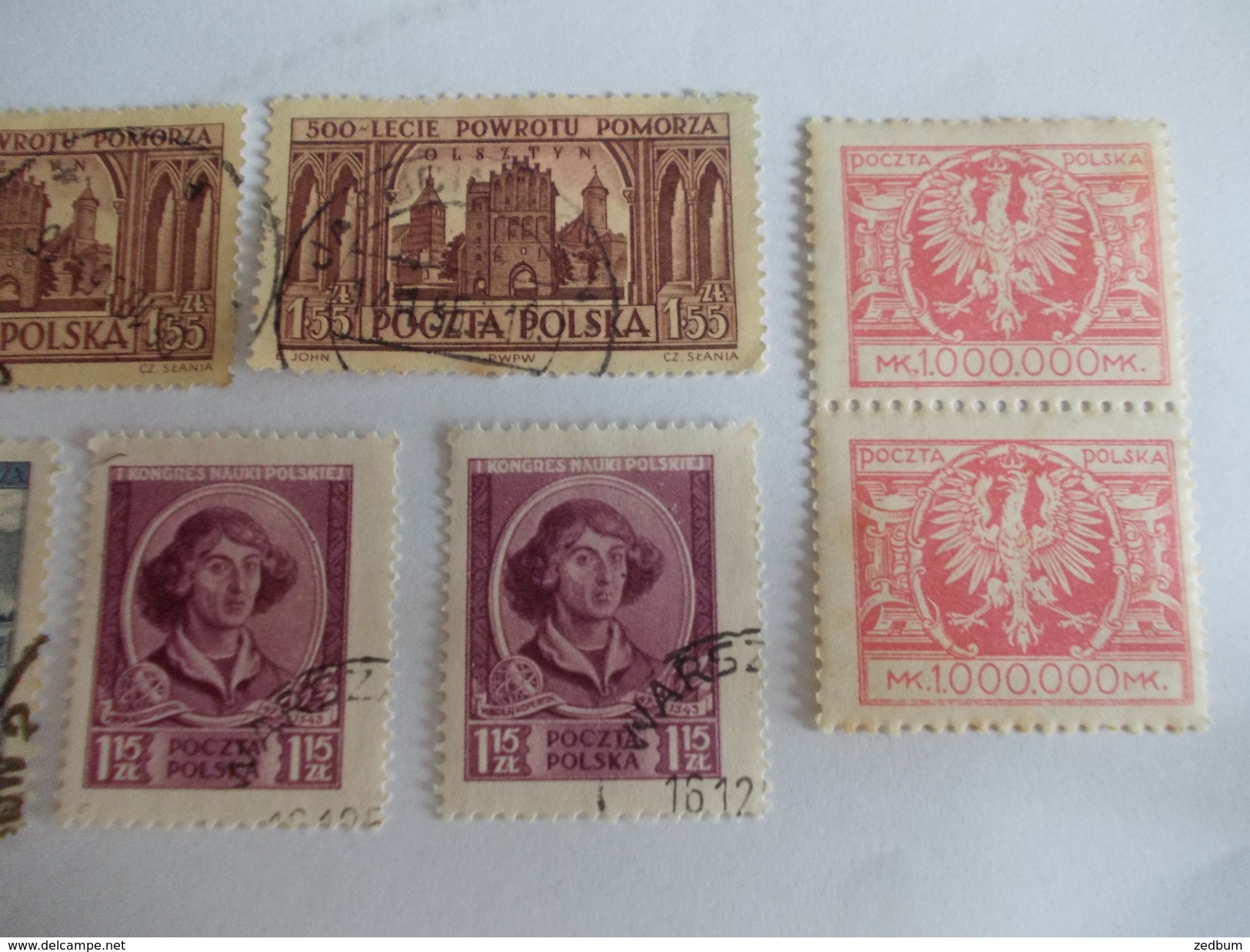 TIMBRE Pologne 285 781 38 860 612 Valeur Mini 3.65 &euro; - Used Stamps