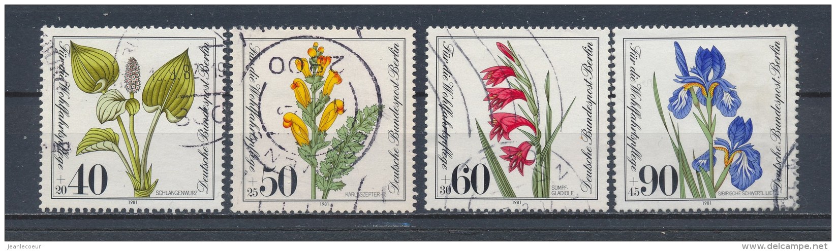 Duitsland/Germany/Allemagne/Deutschland Berlijn/Berlin 1981 Mi: 650-653 Yt:  (Gebr/used/obl/o)(2616) - Used Stamps