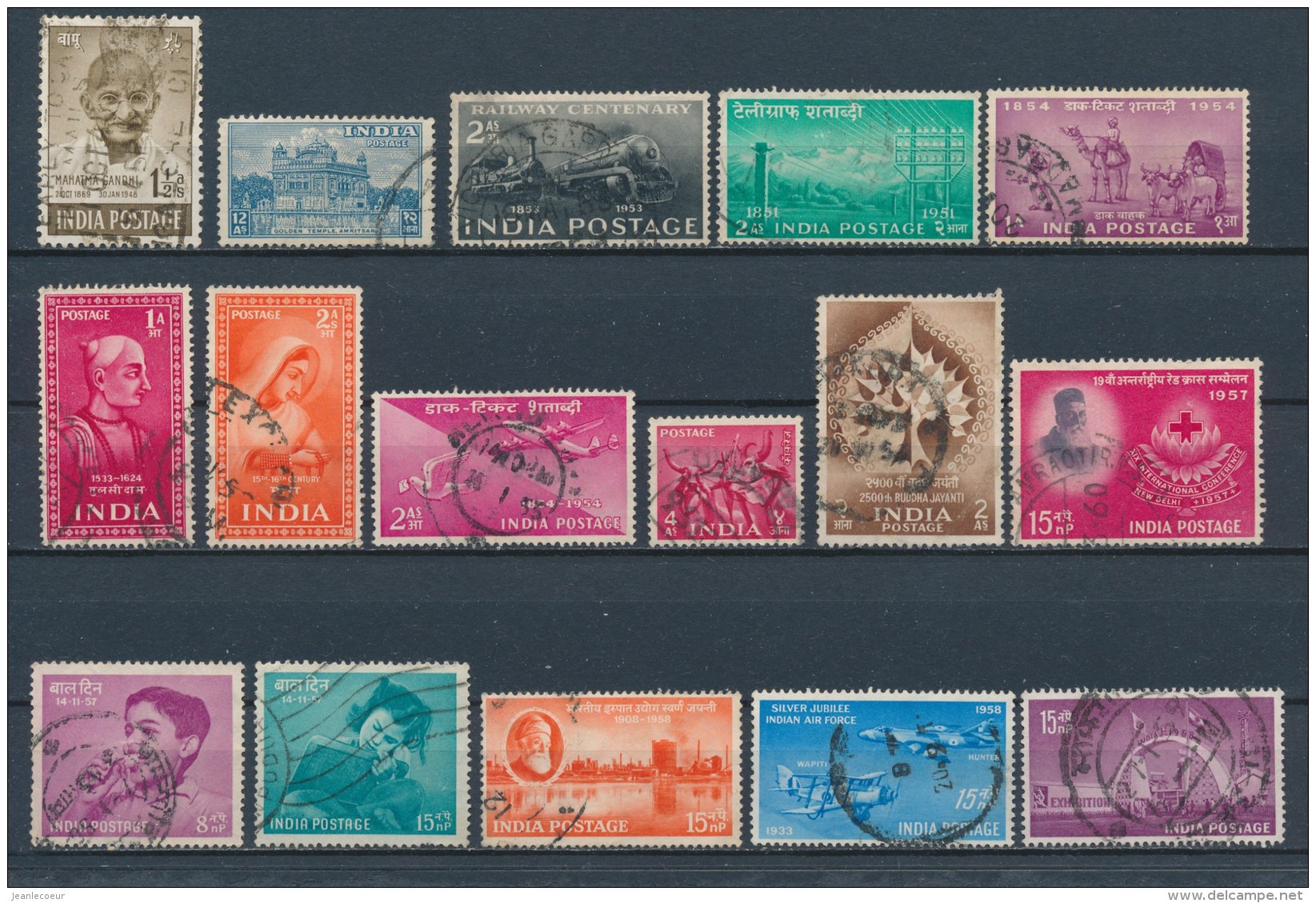 India/Inde/Indien 19471979 31x (Gebr/used/obl/o)(2637) - Collections, Lots & Séries