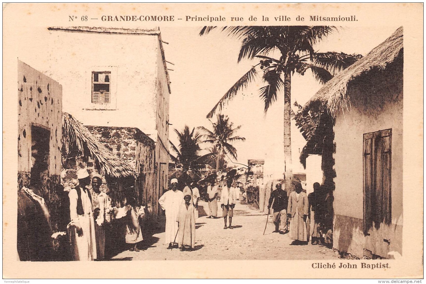 COMORES - H / Principale Rue De La Ville De Mitsamiouli - Comorre