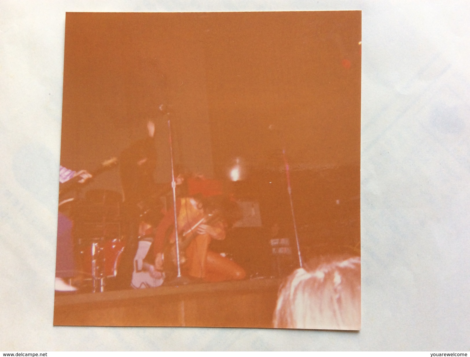 "GOLDEN EARRING" Netherlands Rock Band 3 RARE PHOTO's Taken By A Fan At THE WHO Concert München 1972 (rock Memorabilia - Foto's