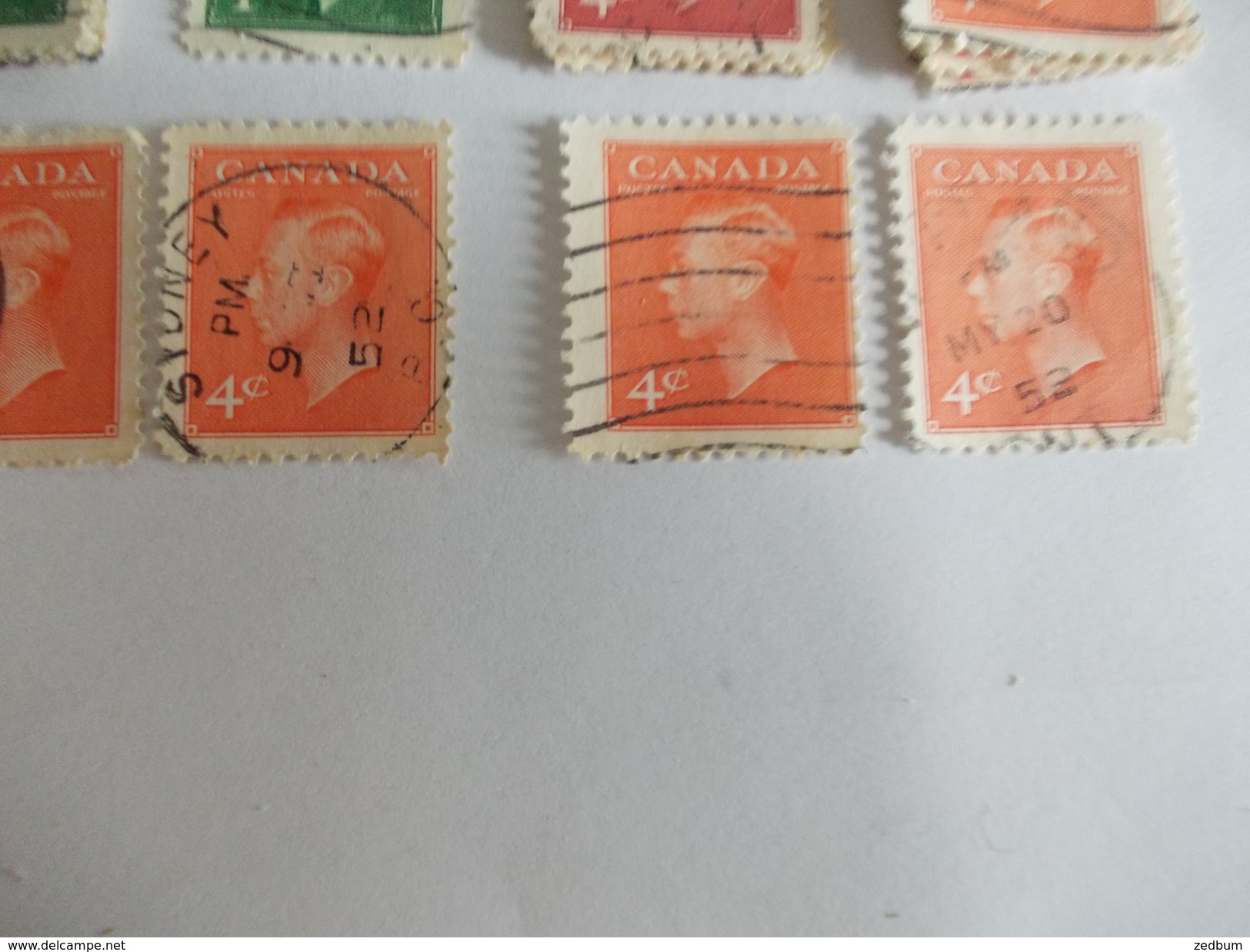 TIMBRE Canada 238 237a 298 236 239 239a 211 205 191 380 Valeur Mini 20.25 &euro; - Used Stamps