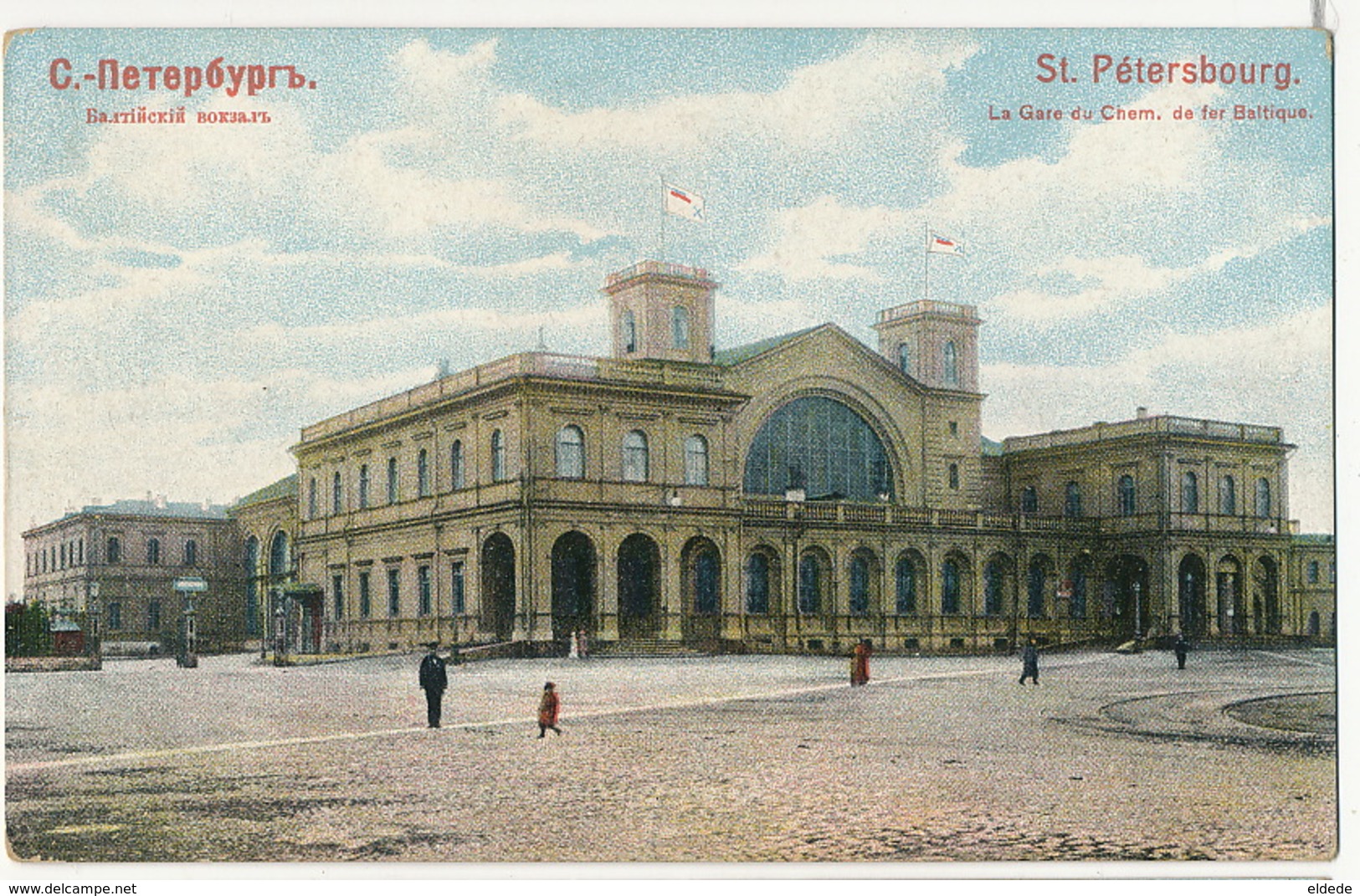 Edit Pfister St Petersbourg La Gare Du Chemin De Fer Baltique - Russia