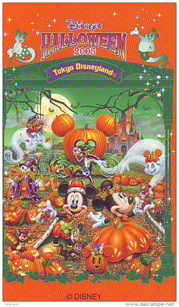 RARE * Télécarte JAPON DISNEY * MF-1002703 * HALLOWEEN (4683) PHONECARD JAPAN * TK * - Disney