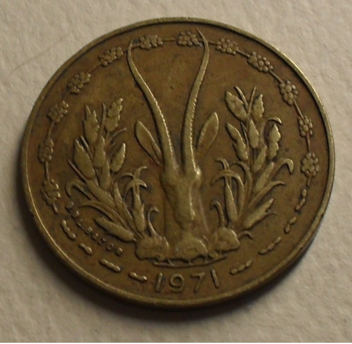 1971 - Afrique De L'Ouest - West African States - 10 FRANCS, BCEAO, KM 1a - Andere - Afrika