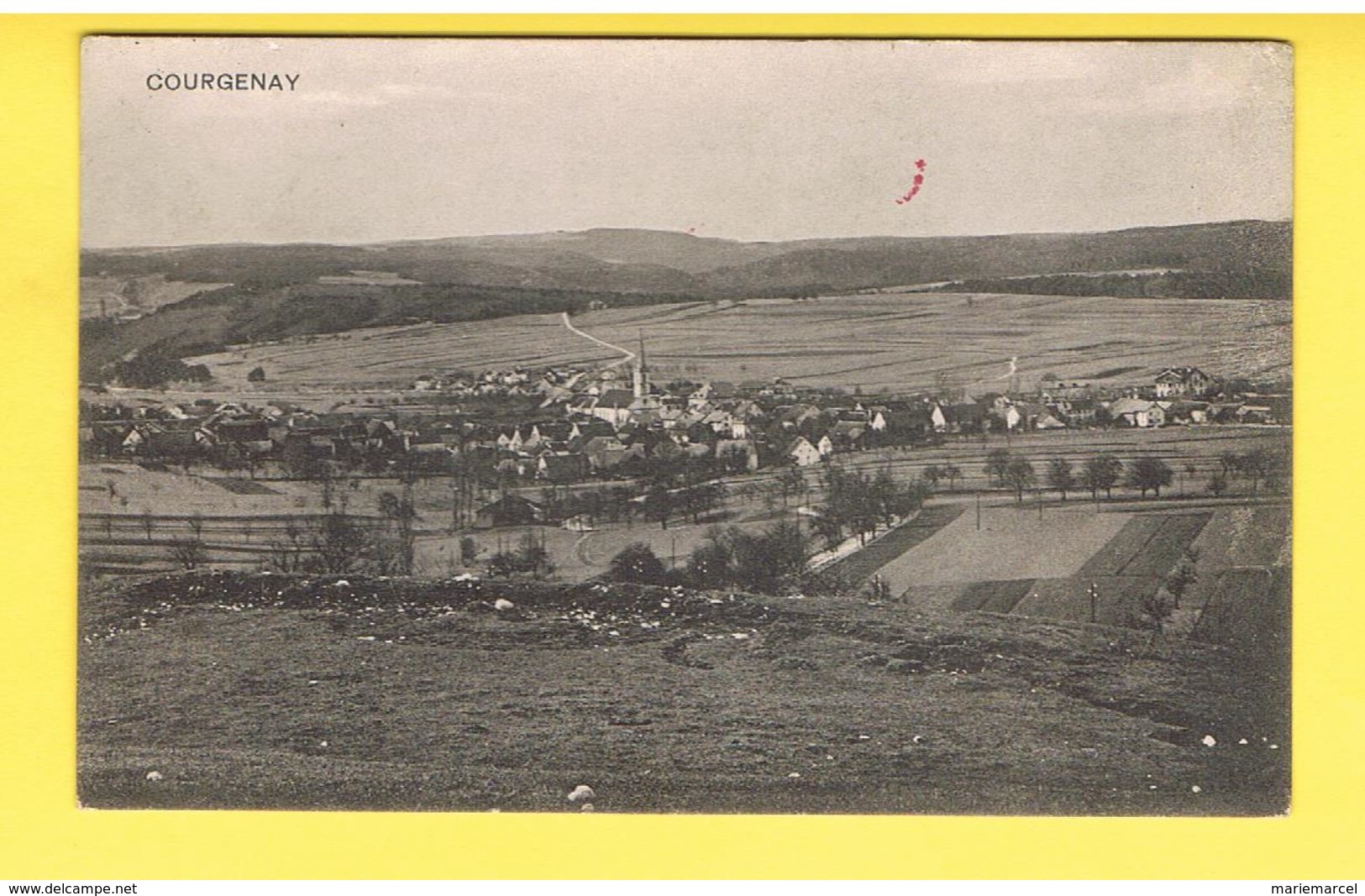 SUISSE.  COURGENAY. VUE GENERALE DU VILLAGE. - Courgenay