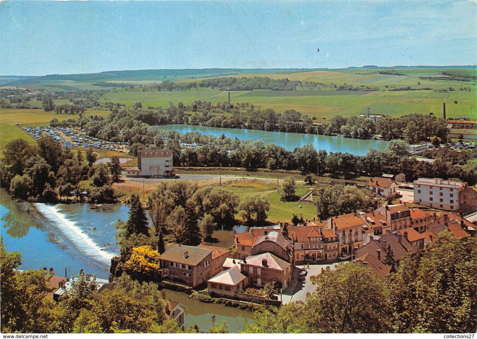 55-DUN-SUR-MEUSE- VUE PANORAMIQUE SUR LA MEUSE ET LE LAC VERT - Dun Sur Meuse