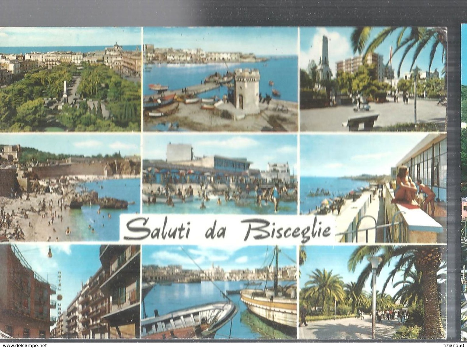 BISCEGLIE,VEDUTE DIVERSE.PANORAMA,VIAGGIATA-1969-FG-575-T- - Bisceglie