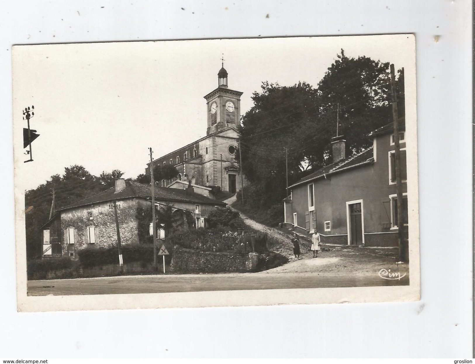 CHATENOIS (VOSGES) CARTE PHOTO L'EGLISE 1939 - Chatenois