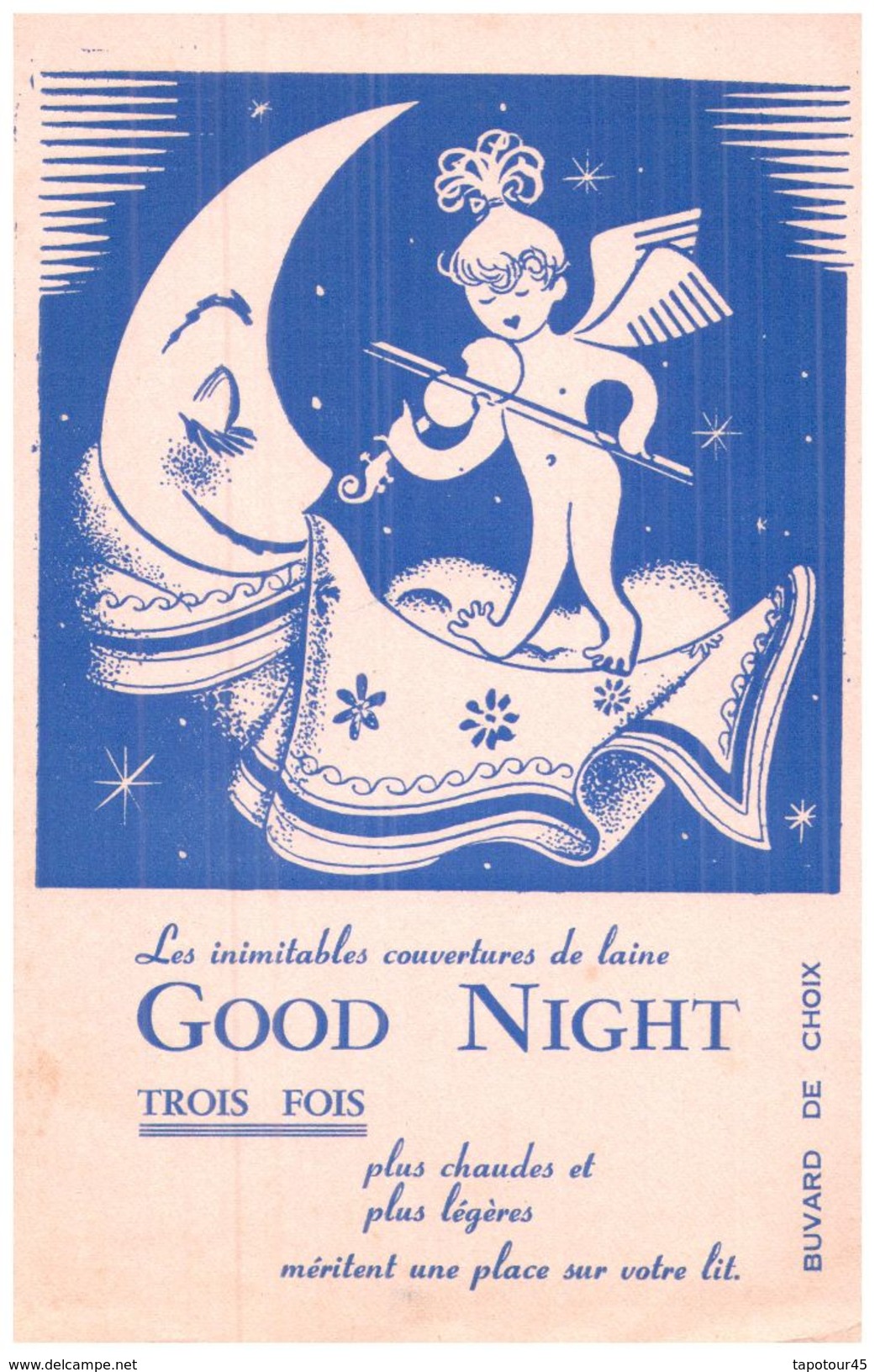 Co L G/Buvard   Couverture De Laine Good Night (N= 1) - C