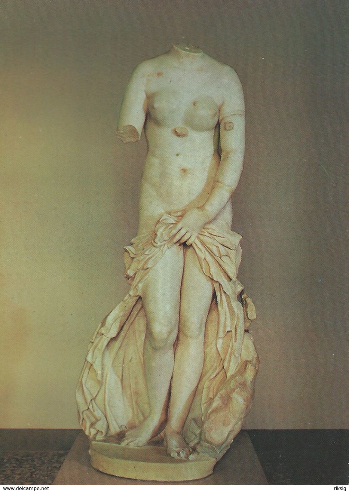 Siracusa - Museo Archeologico Nazionale - Venere  ( Venus ) Anadiomene Da Siracusa  Italy.  # 06975 - Museum