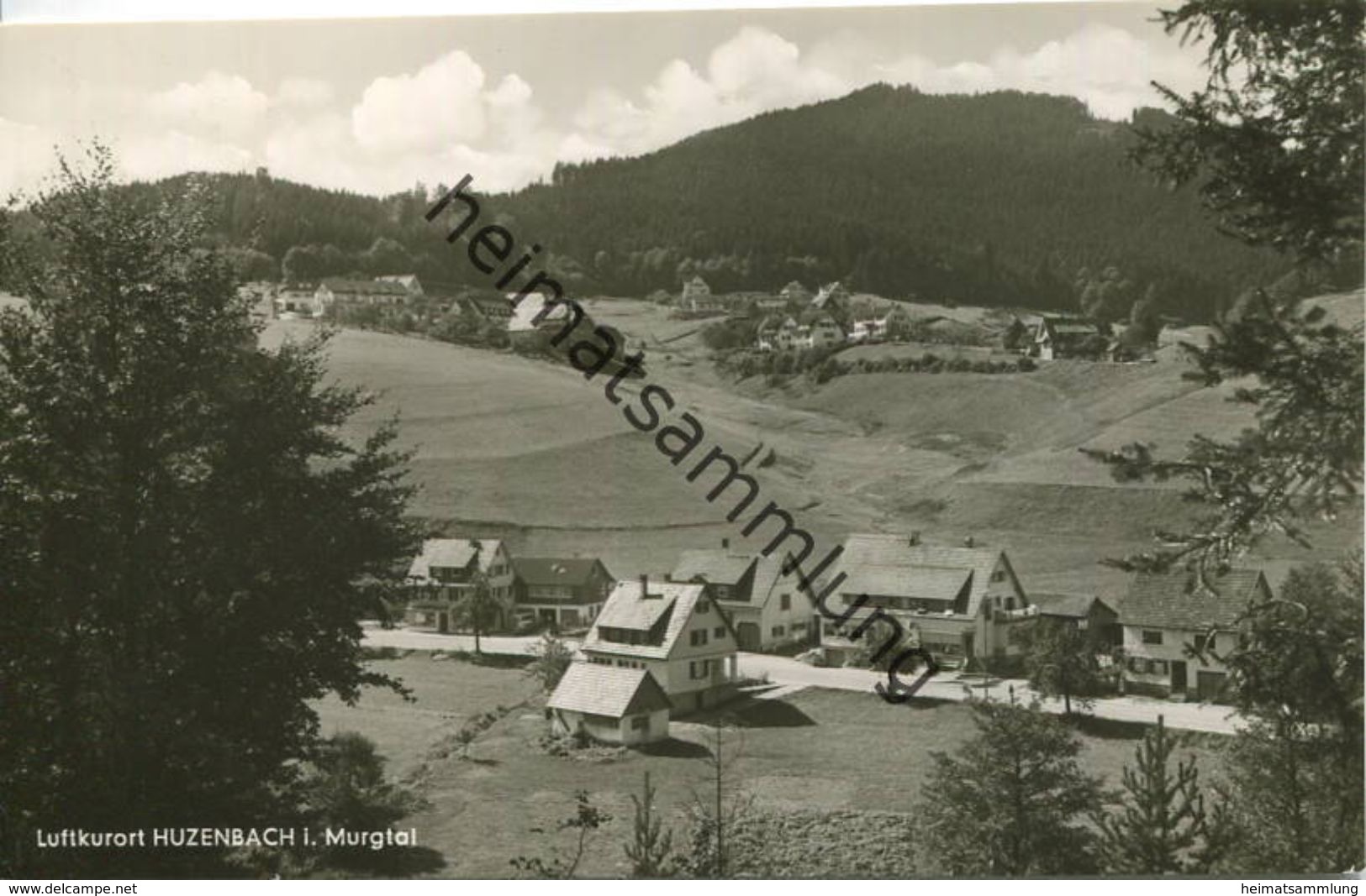 Huzenbach - Foto-AK - Verlag A. Hermann & Co. Stuttgart - Baiersbronn