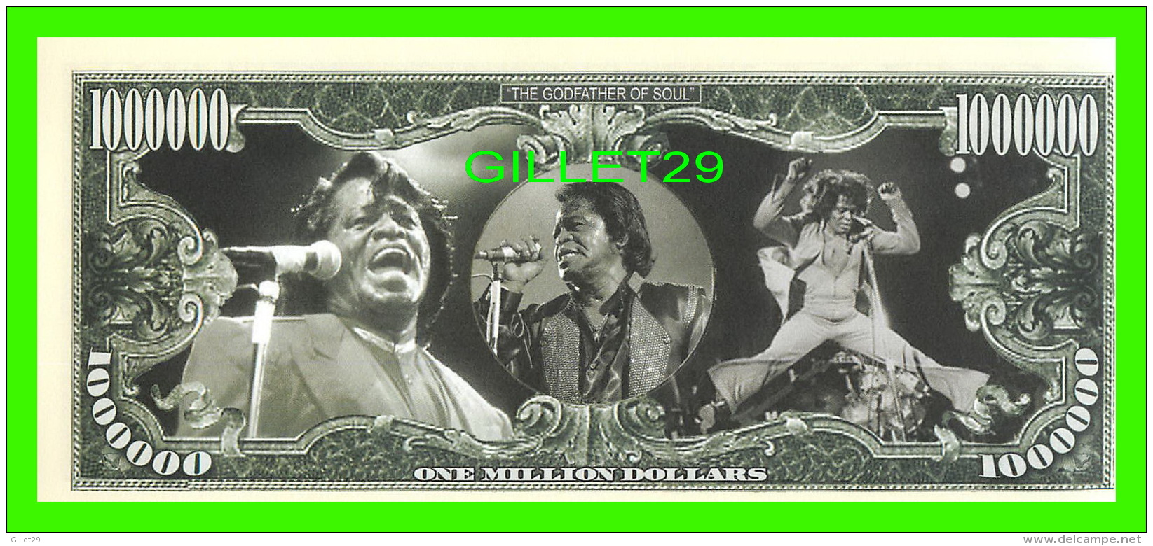 BILLETS , ONE MILLION DOLLARS - JAMES BROWN - UNITED STATES OF AMERICA - - Autres & Non Classés