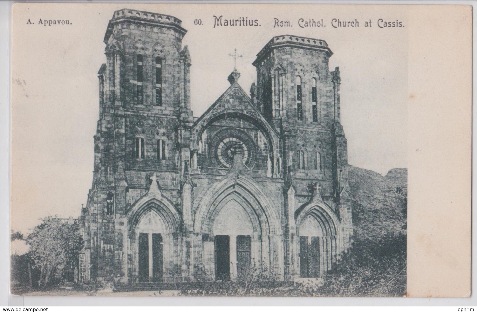 ÎLE MAURICE - MAURITIUS - Church At Cassis - Vintage Postcard - Mauritius