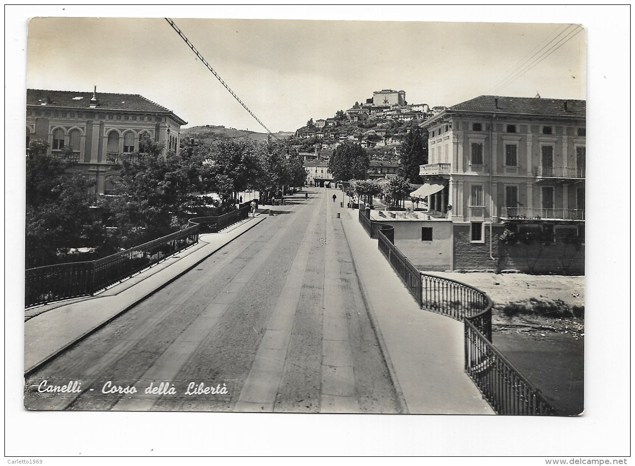 CANELLI - CORSO DELLA LIBERTA'  VIAGGIATA FG - Asti