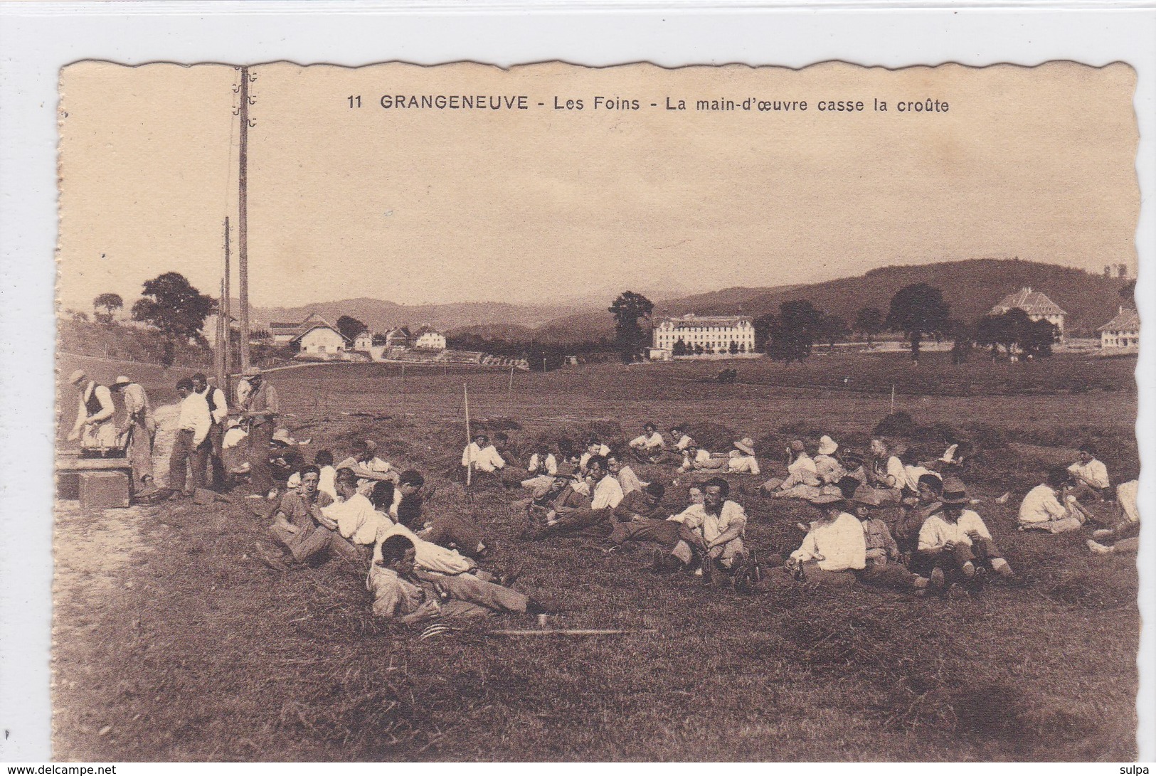 Posieux, Grangeneuve. Ecole D'agriculture. Les Foins, Casse-croûte - Posieux