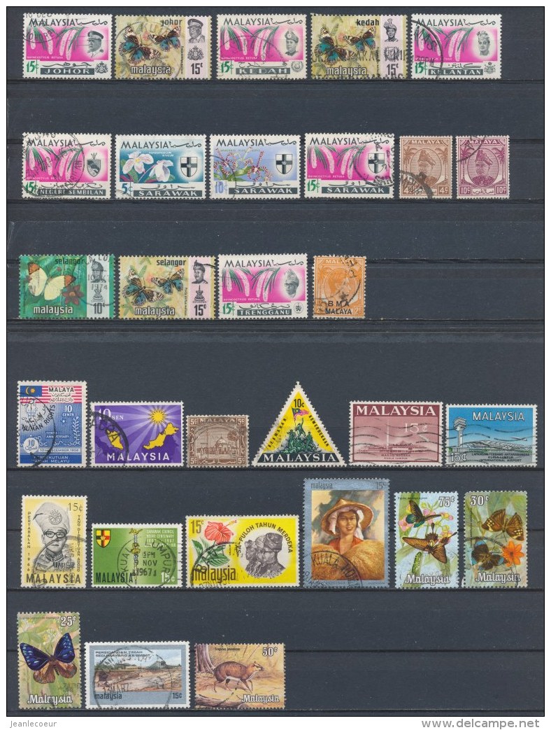 Maleisië/Malaysia/Malaisie 19491979 30x (Gebr/used/obl/o)(2649) - Maleisië (1964-...)