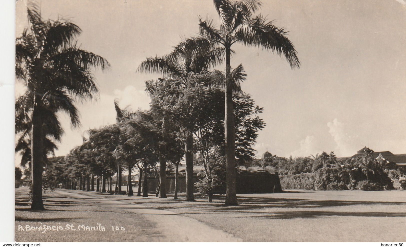 CARTE-PHOTO PHILIPPINES  MANILLA BONIFACIO ST - Philippines