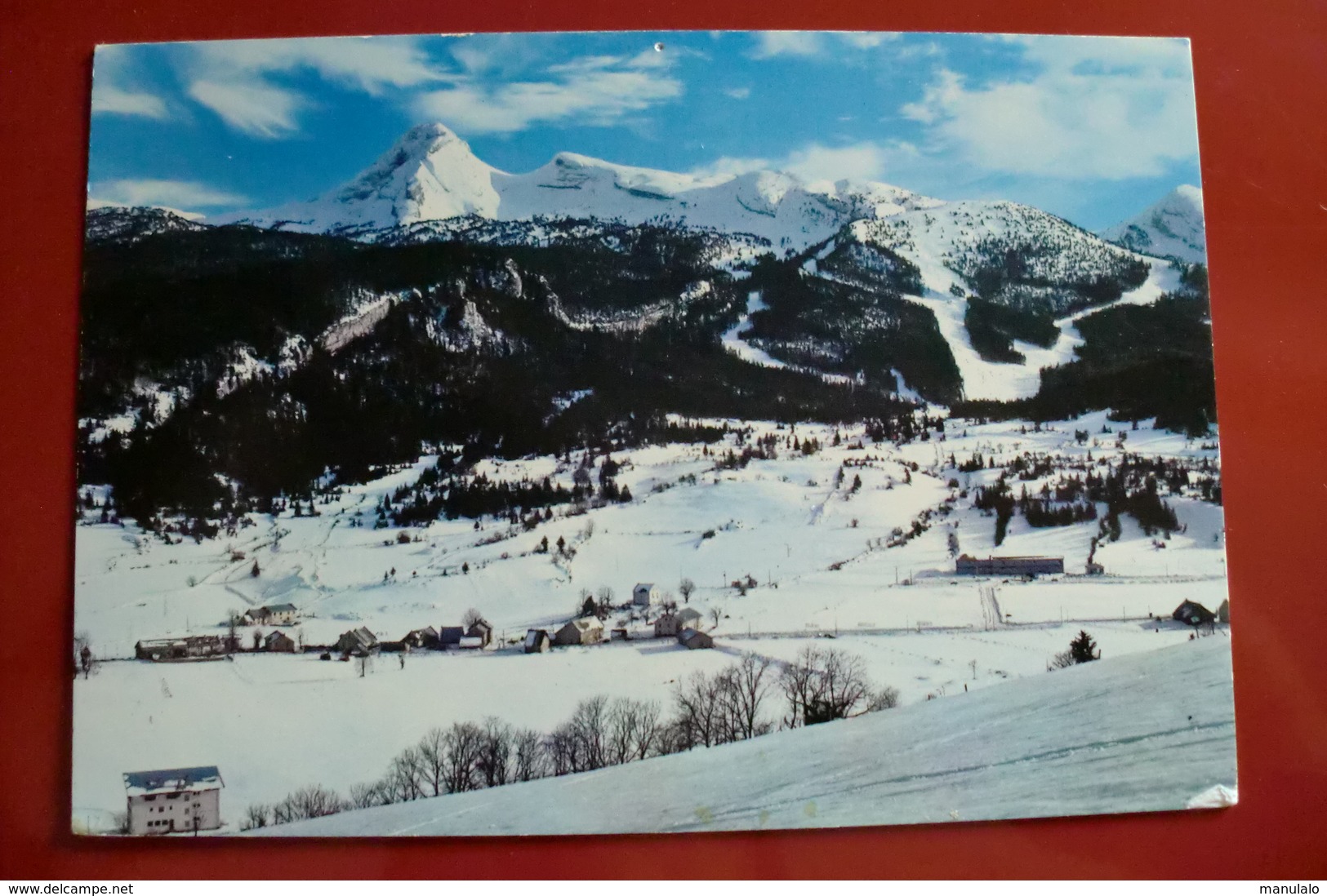 D 38 - Corrençon En Vercors - Vue Générale Et Les Pistes - Au Fond, Les Deux Moucherolles - Sonstige & Ohne Zuordnung