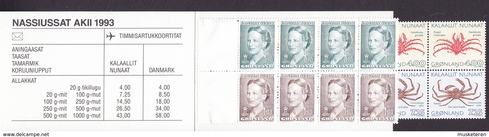 Greenland Frimærkehæfte Booklet Markenheftchen H-3 MNH ** - Carnets