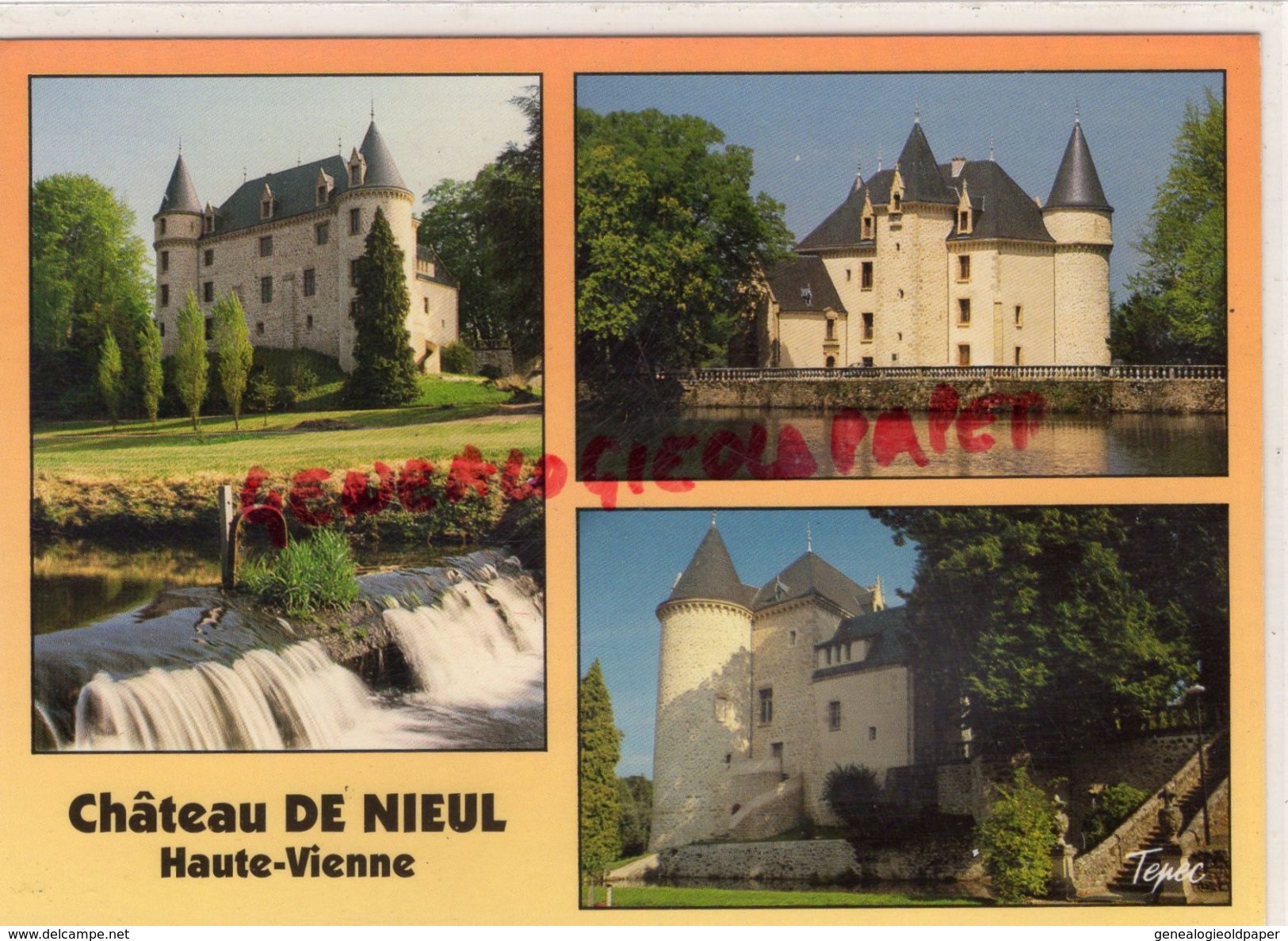 87 - NIEUL - CHATEAU DU XVE SIECLE - TEPEC LIMOGES N° 87 H 33 - Nieul