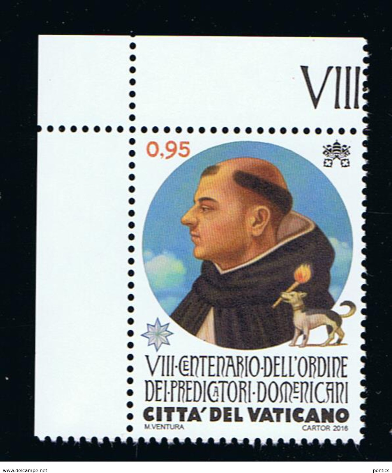 2016 - VATICAN - VATICANO - VATIKAN - D25F - MNH SET OF 1 STAMP  ** - Unused Stamps