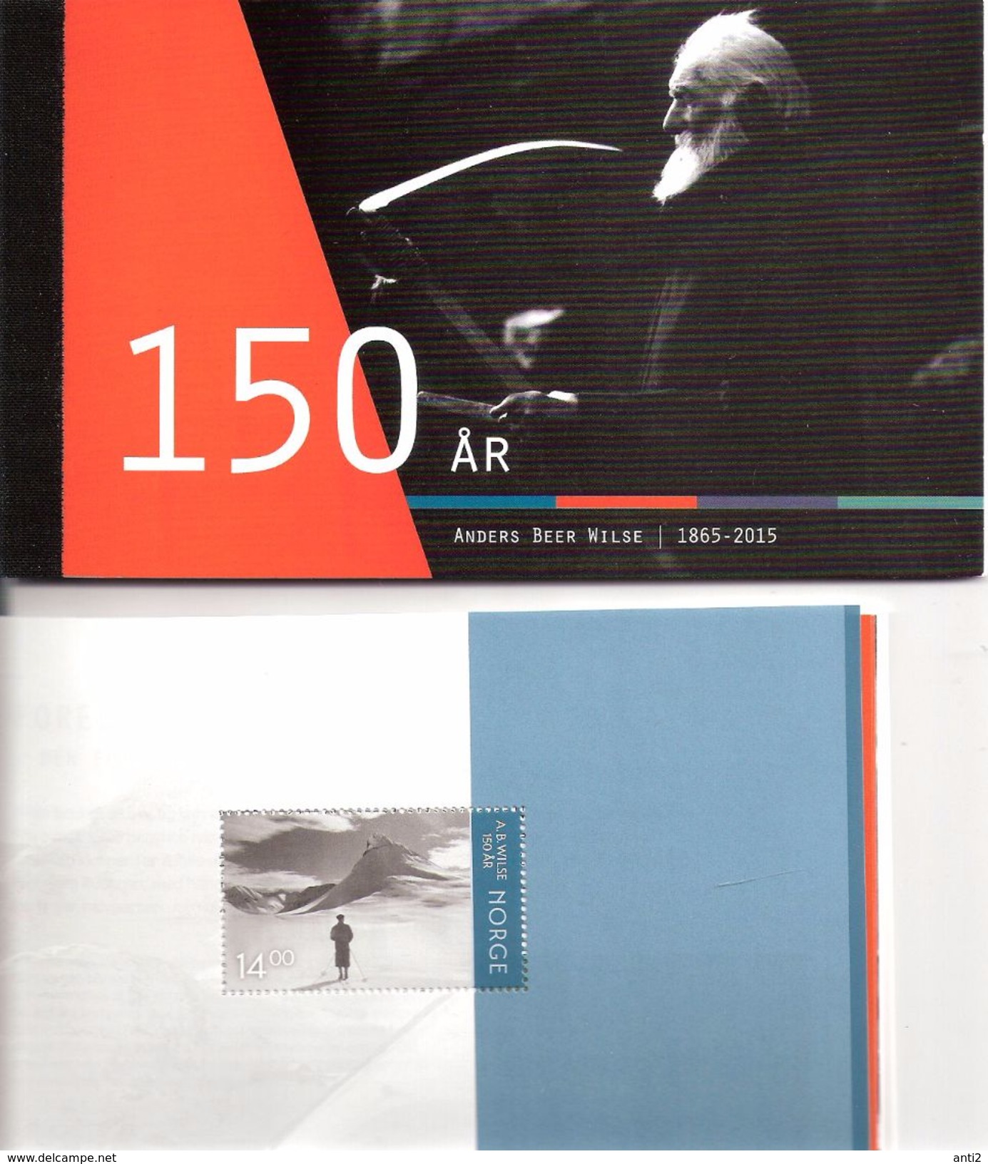 Norway 2015 Anders Beer Wilse, Photograph, Mi 1880-1883  In Booklet, MNH(**) - Booklets