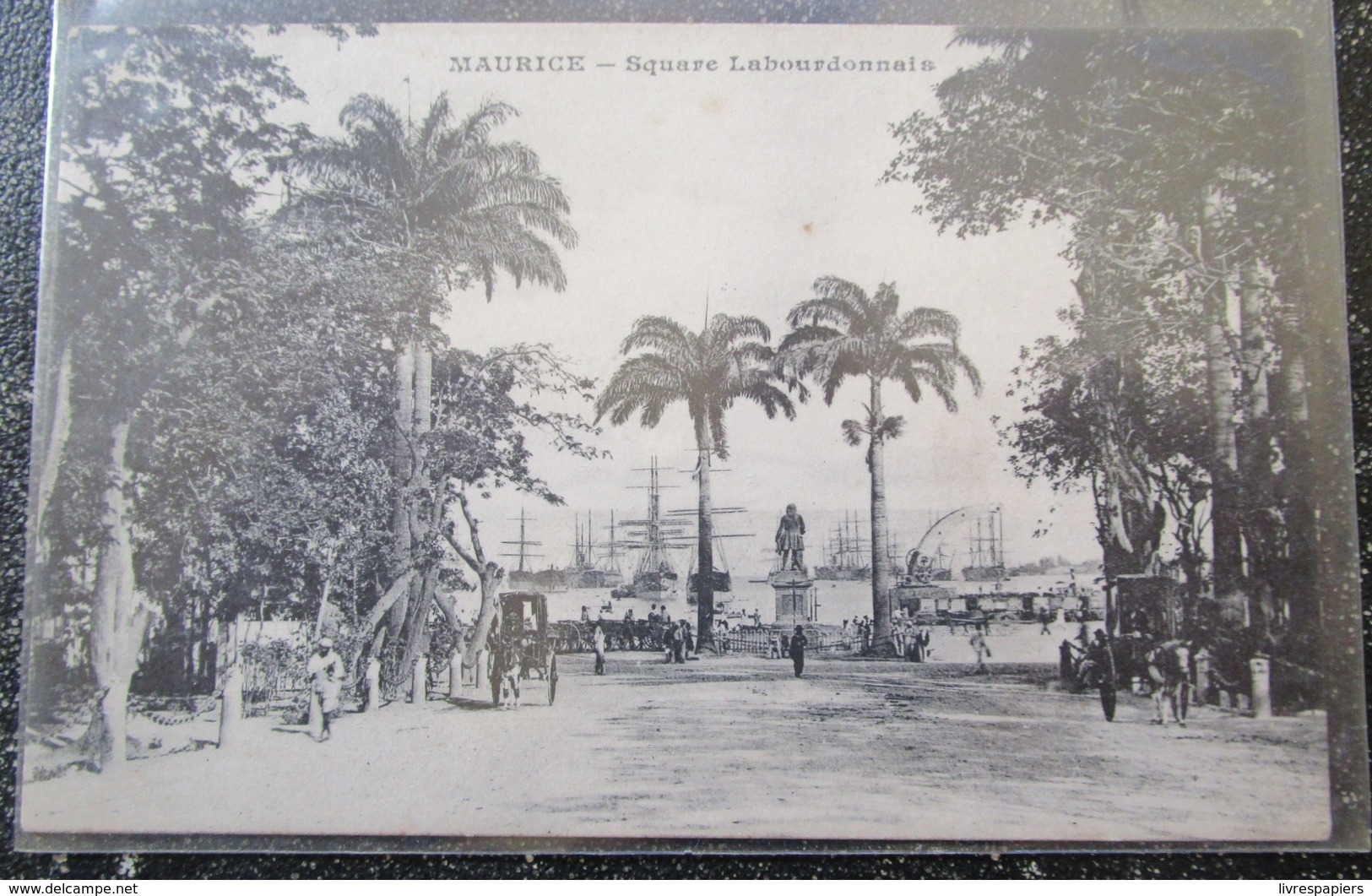 Maurice Ile  Square Labourdonnais Port Louis  Cpa Mauritius - Maurice